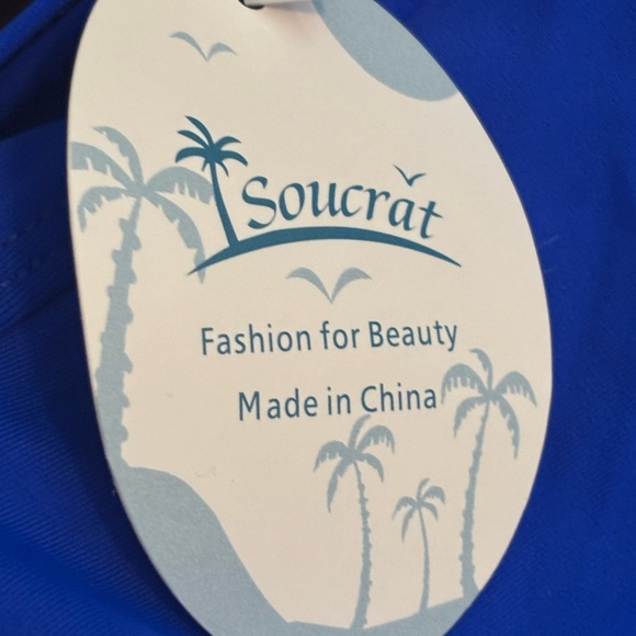 Chic Royal Blue Ruffle Bikini Set - Picture 5 of 10